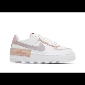 WMNS AIR FORCE 1 SHADOW 'WHITE PINK OXFORD'